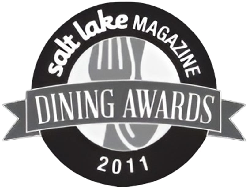 Salt Lake Magazine Dining Awards 2011 logo, featuring a fork and knife.